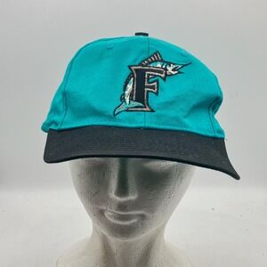 Vintage Florida‎ Marlins Marriott's Harbor Beach Ft Lauderdale Hat Cap